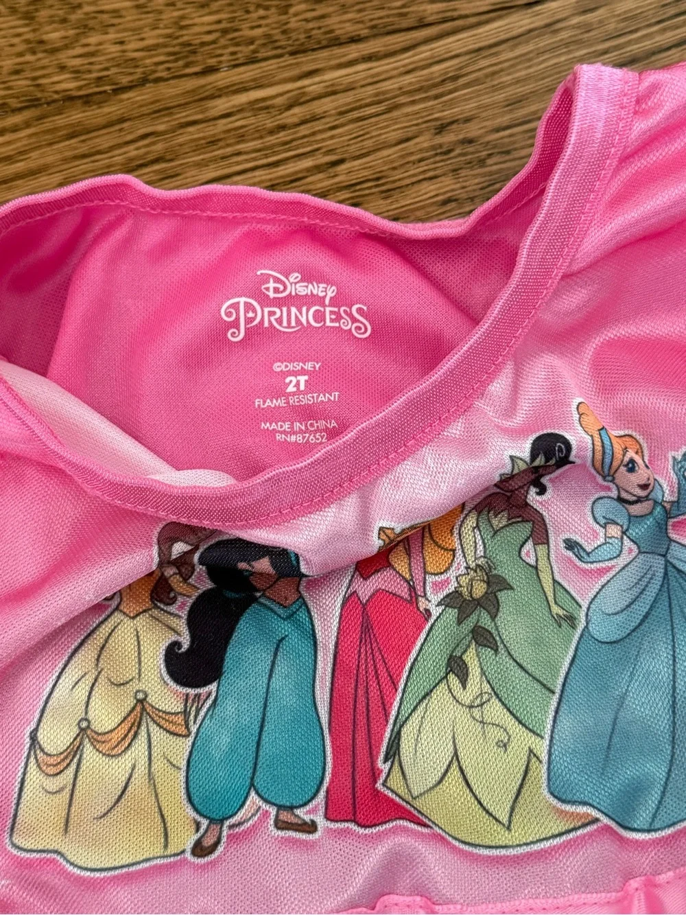 Girls Rainbow Princess Nightgown - Picture 2 of 3
